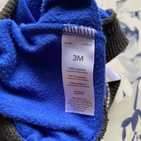 <3/$20> Carter's Just One You Letterman Jacket 3M - Picture 7 of 7